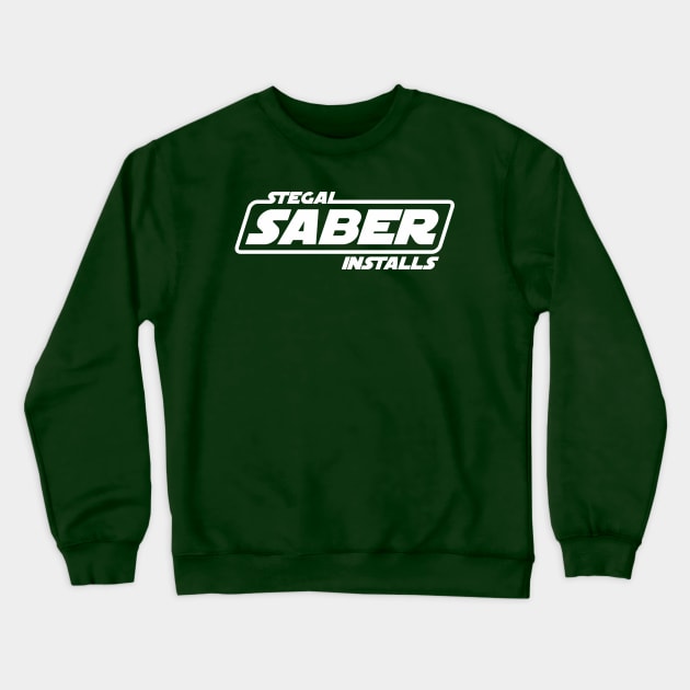 Stegal Saber Installs Crewneck Sweatshirt by IllustCreations